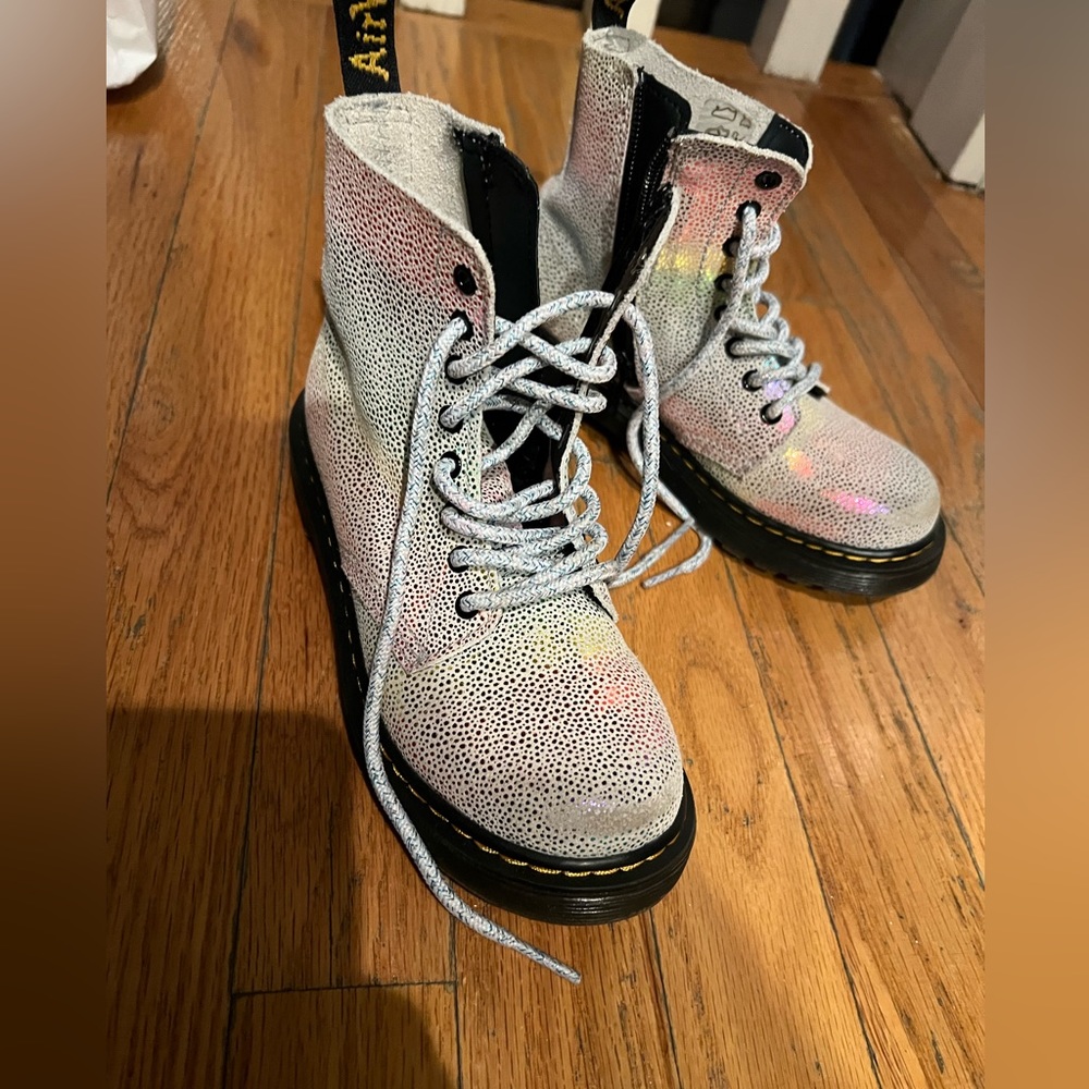 Dr martens size 13 iredecent kids boots perfect condition